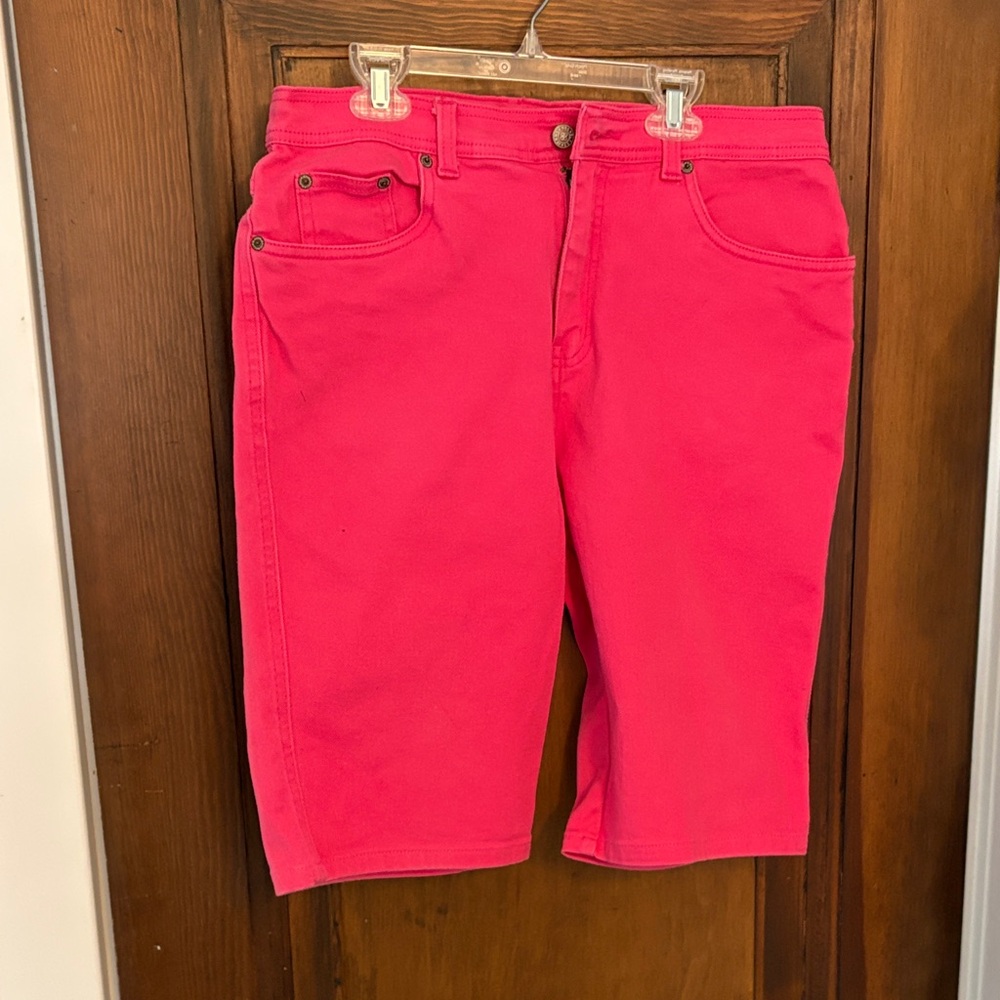 Bright Hot Pink Denim shorts